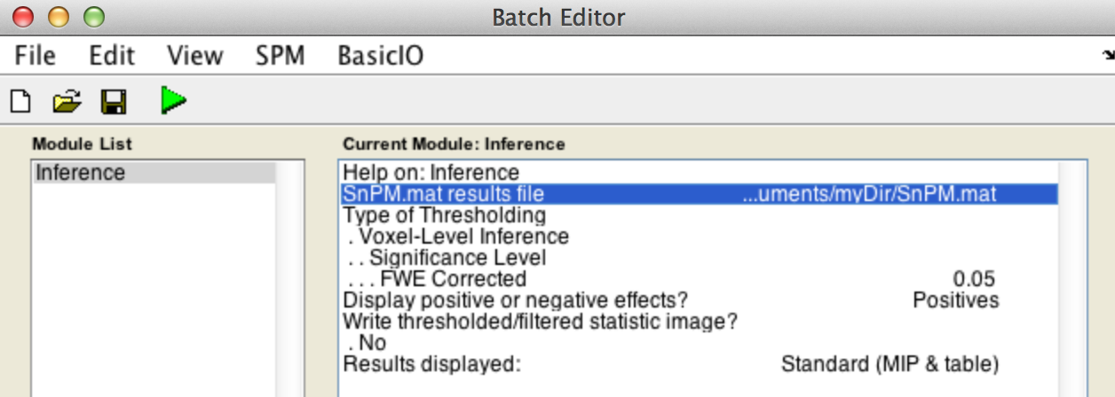 Filled batch for voxel-wise inference